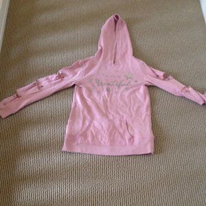 Girl's Justice brand pink sweatshirt, Size 8